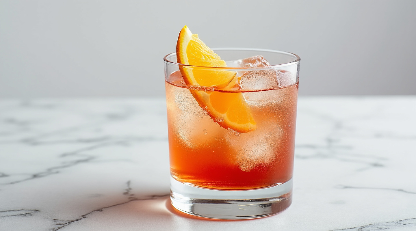 Fog Cutter (Bramble style) cocktail