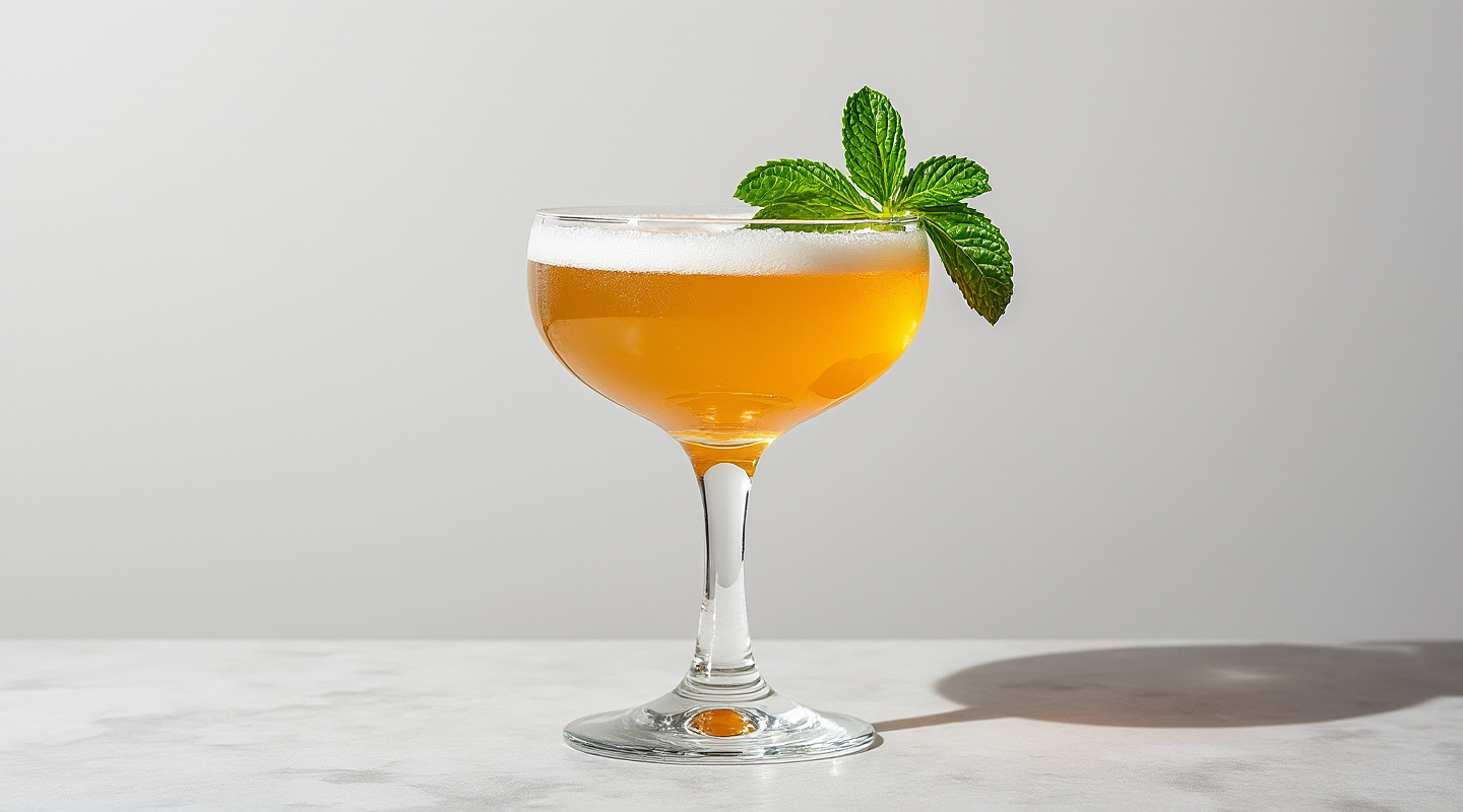 Havanatheone cocktail in a Coupe glass