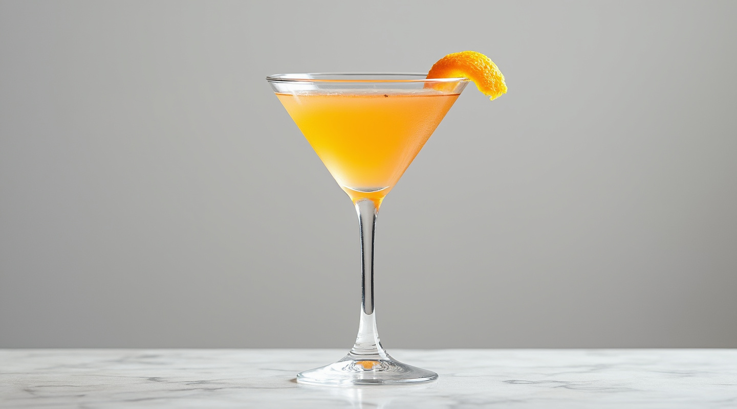 Viagra Falls cocktail served in a Martini glass