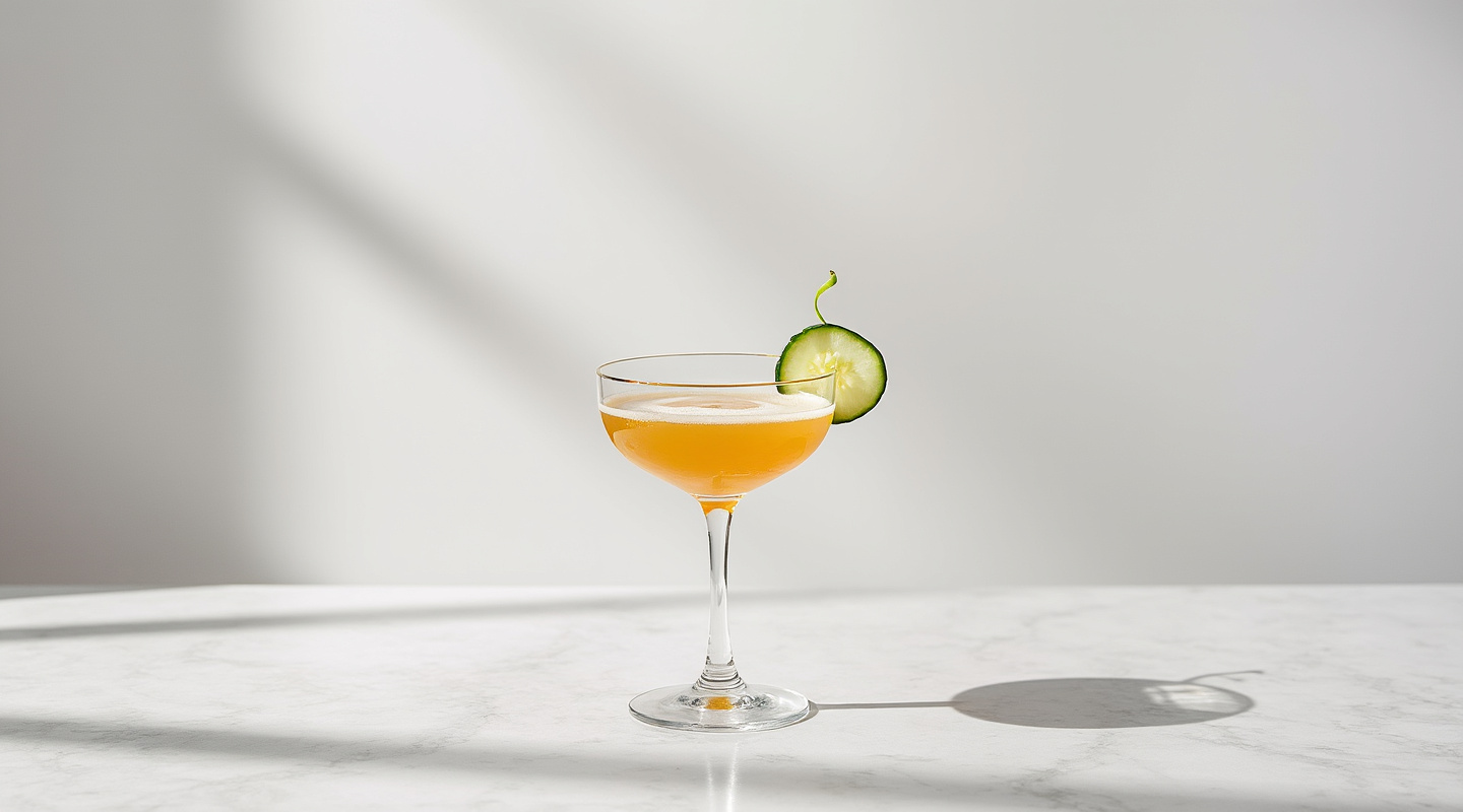 Zakuski Cocktail served in a Martini glass