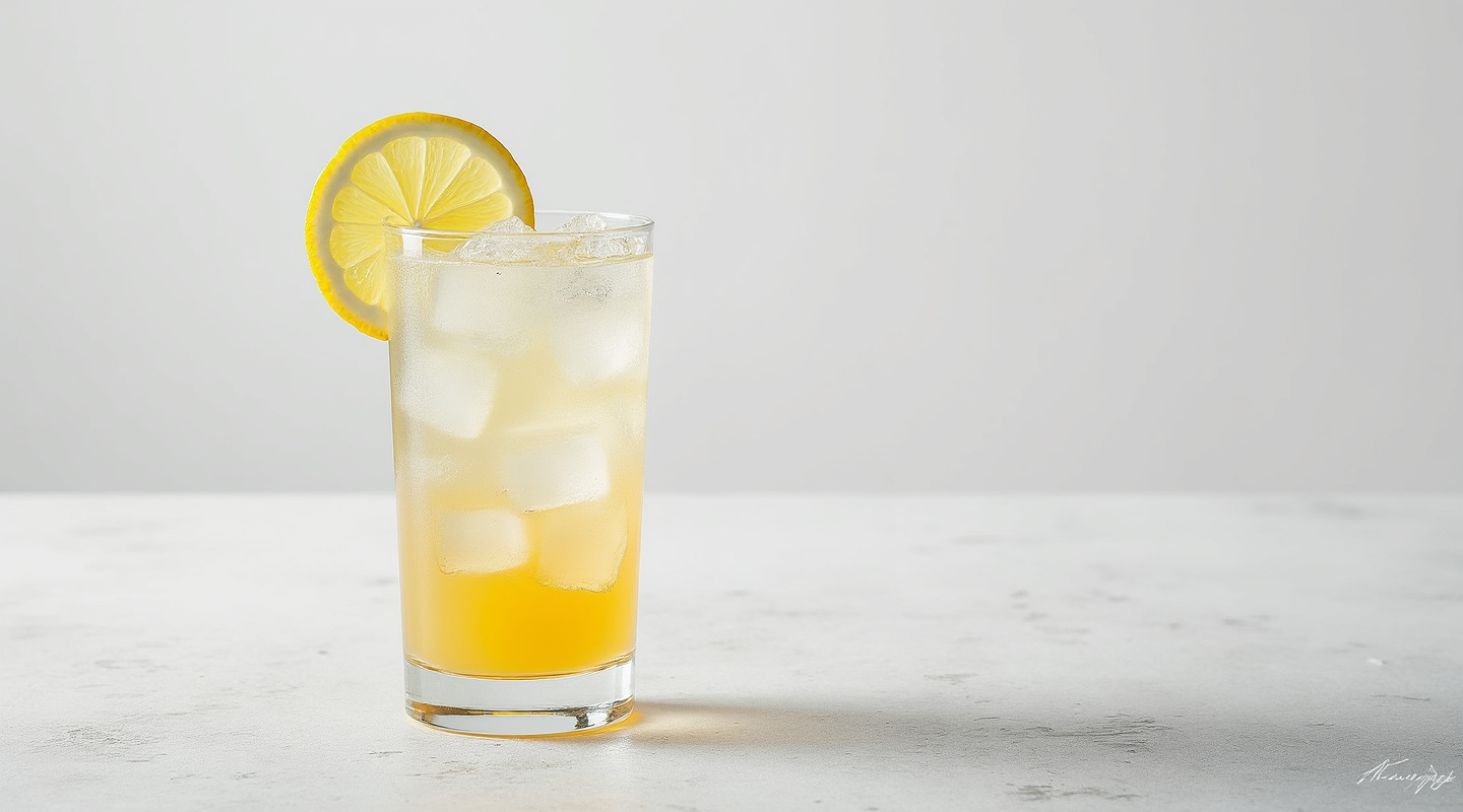 The Surfer cocktail served in a Collins glass