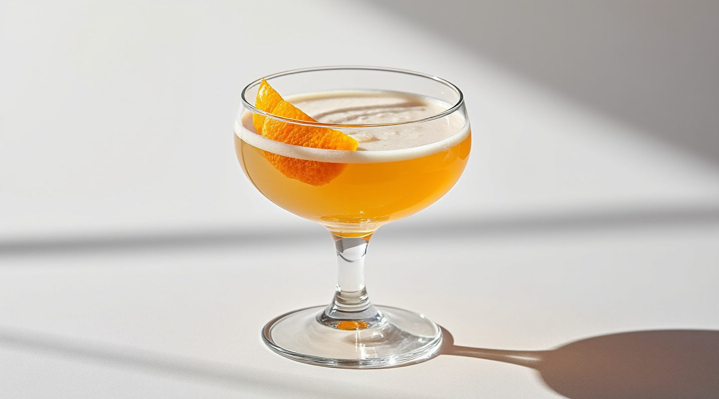 Empire Cocktail in a chilled Coupe glass