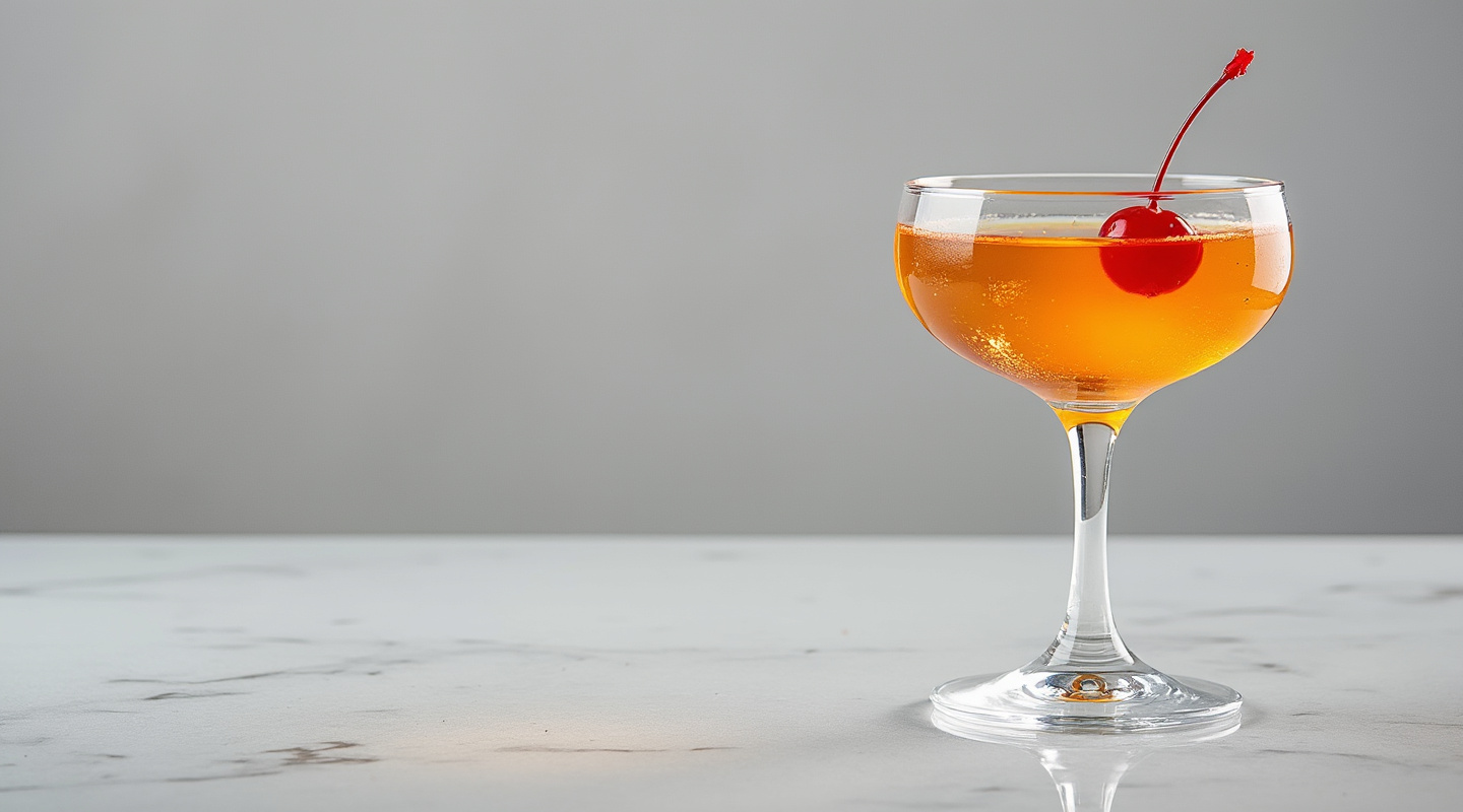 IVO cocktail in a coupe glass