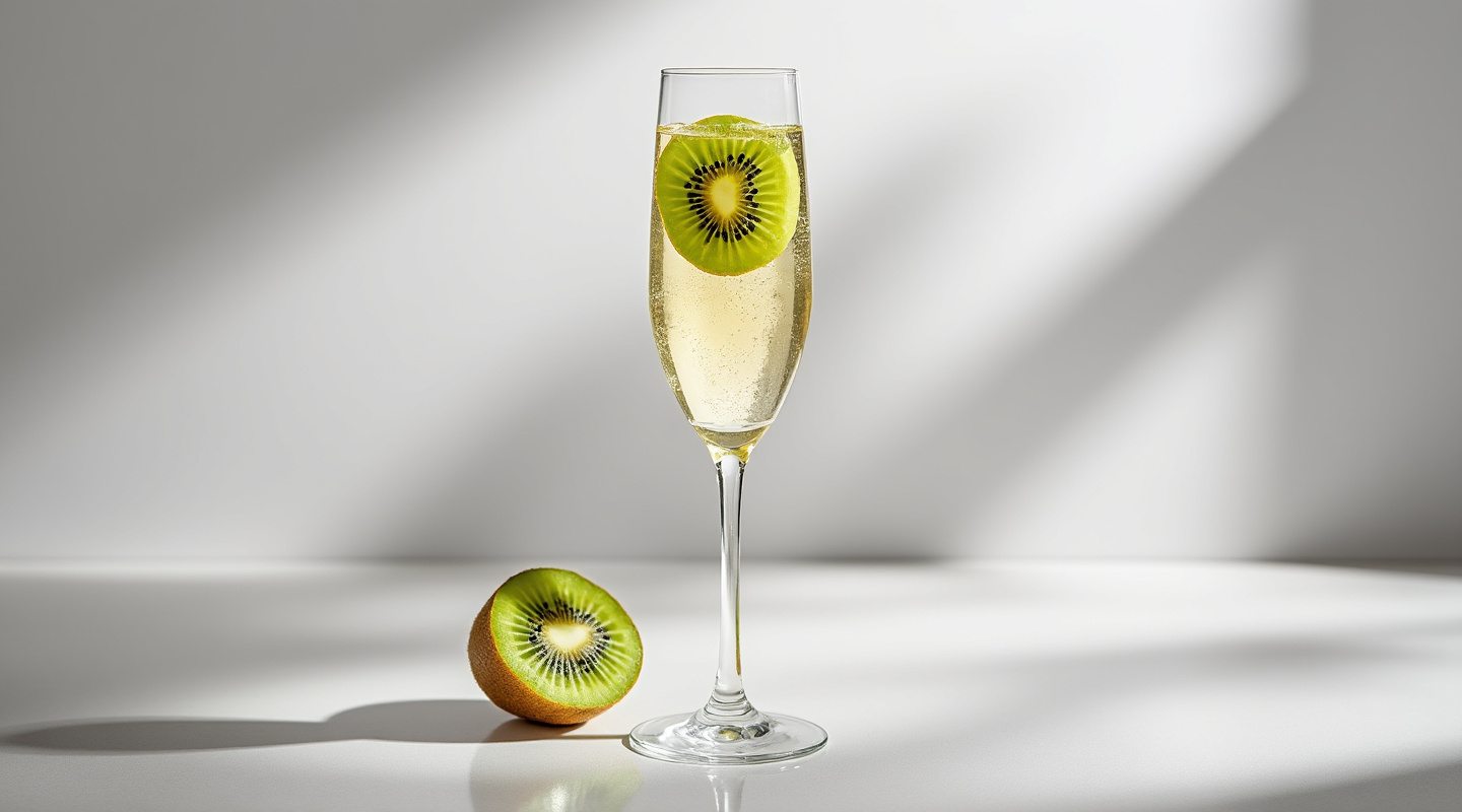Kiwi Bellini Cocktail