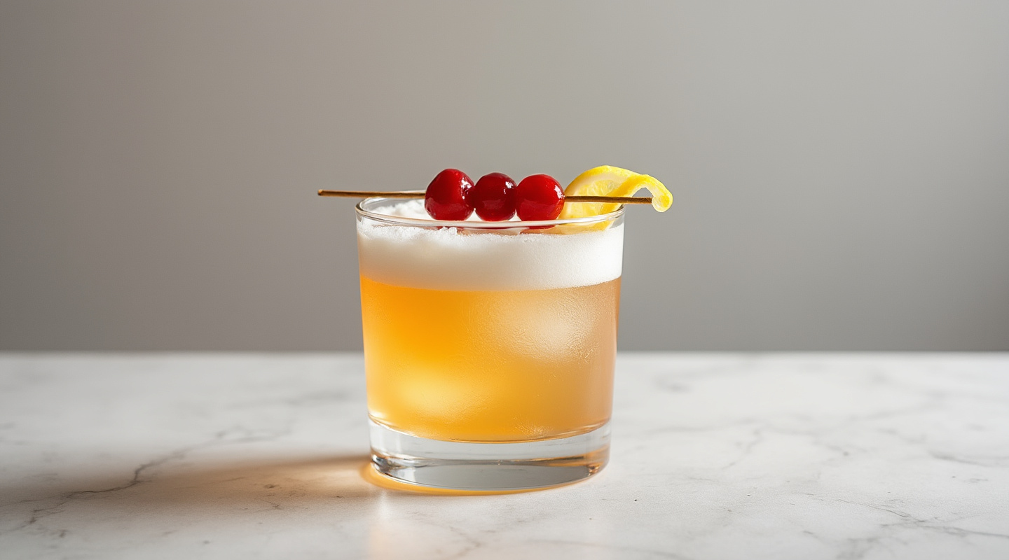 Bakewell Tart Sour Cocktail