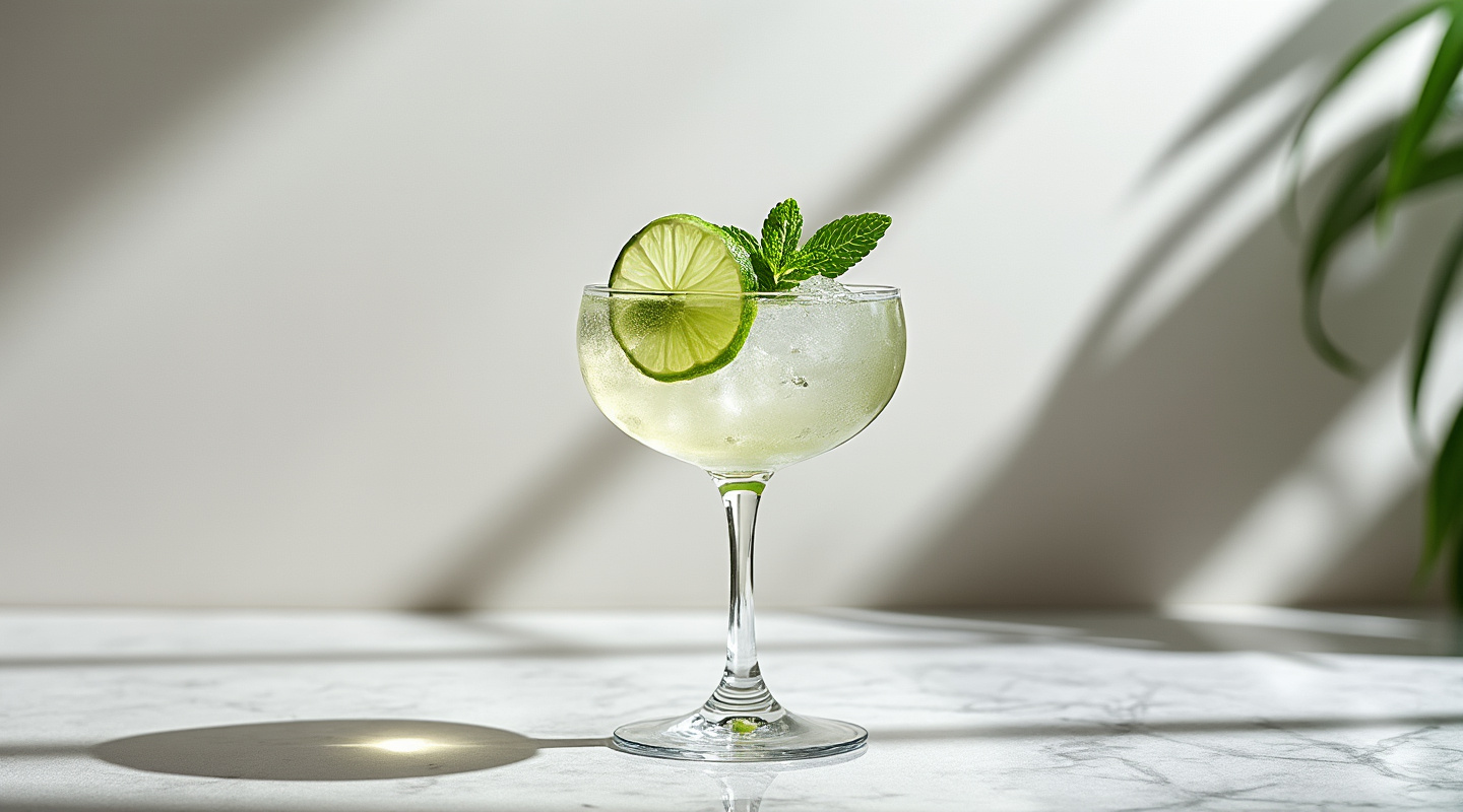 Cuban Pete Cocktail in a Copita sherry glass