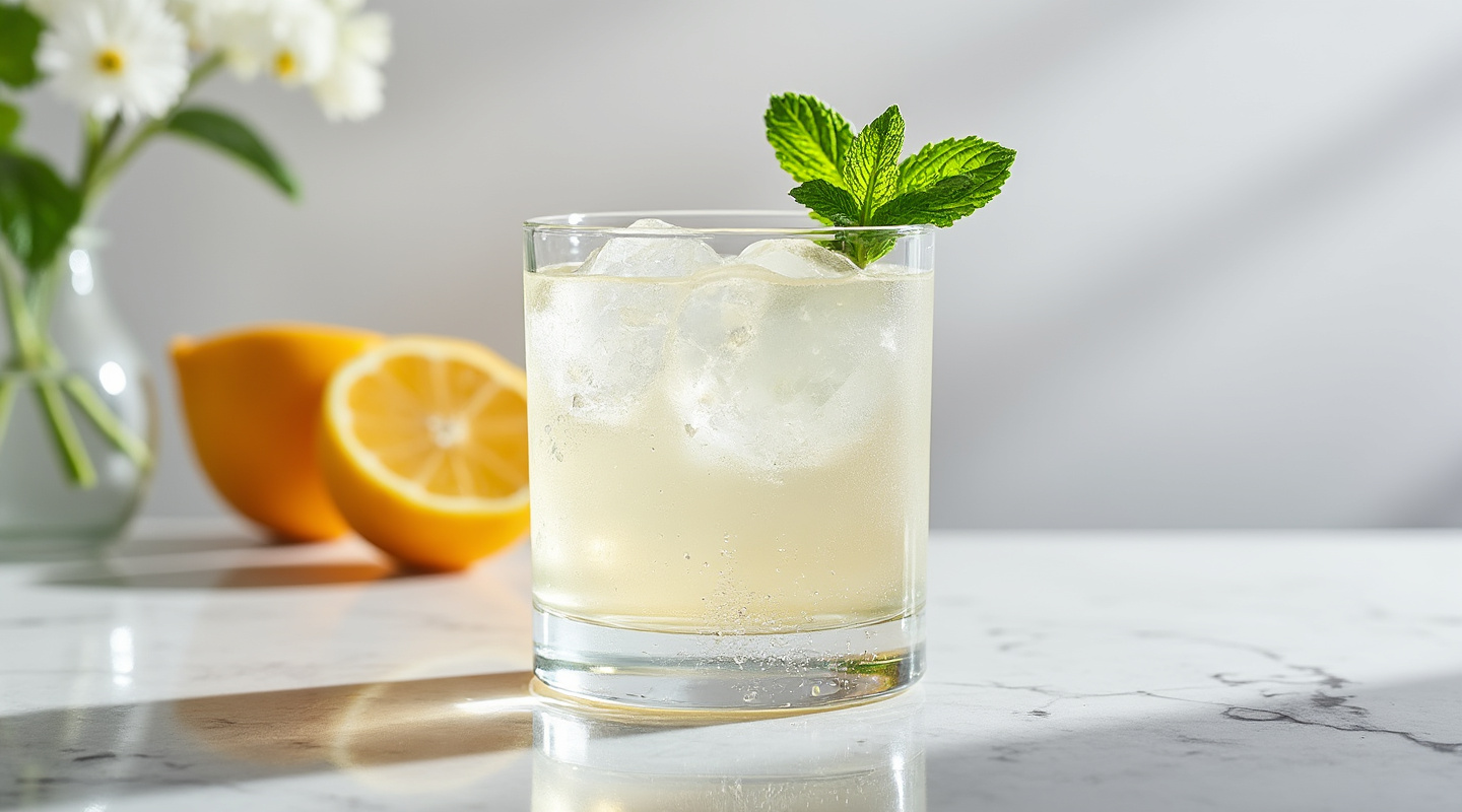 White Sting in a Nick & Nora glass