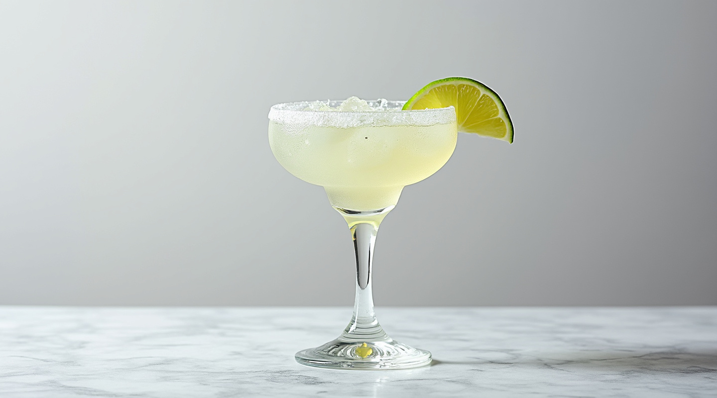 Frozen Sake Margarita in a glass