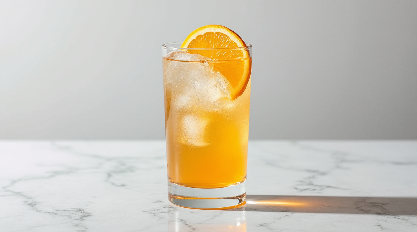 A refreshing gin cocktail served in a Collins glass