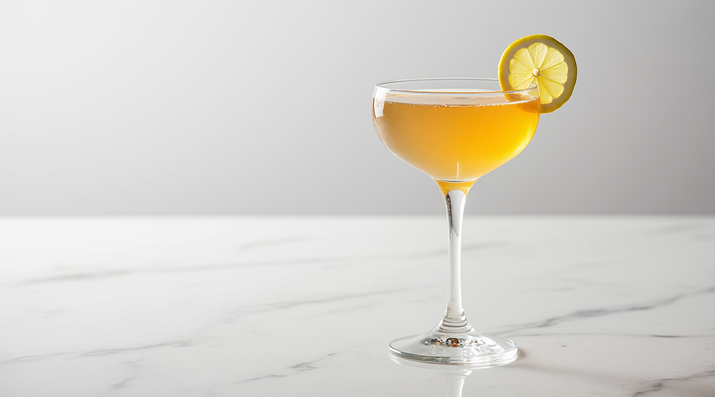 Pisco Bell Ringer in a coupe glass