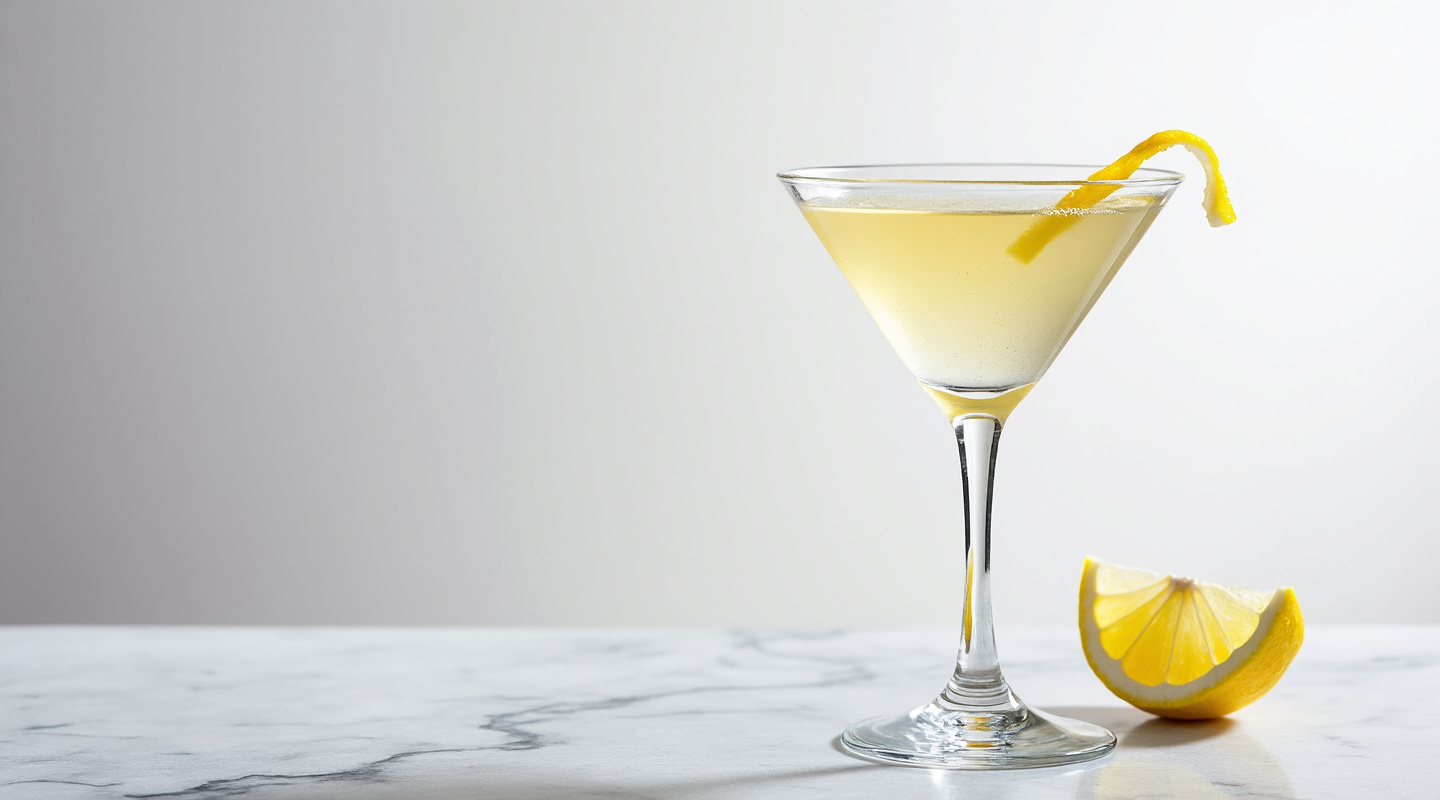 Limoncello Martini in a chilled glass