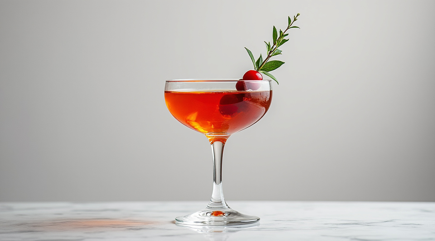 1920s Artist cocktail in a Nick & Nora glass