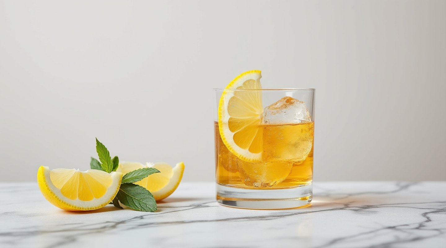 Whiskey Sour (no added sugar & low-calorie)