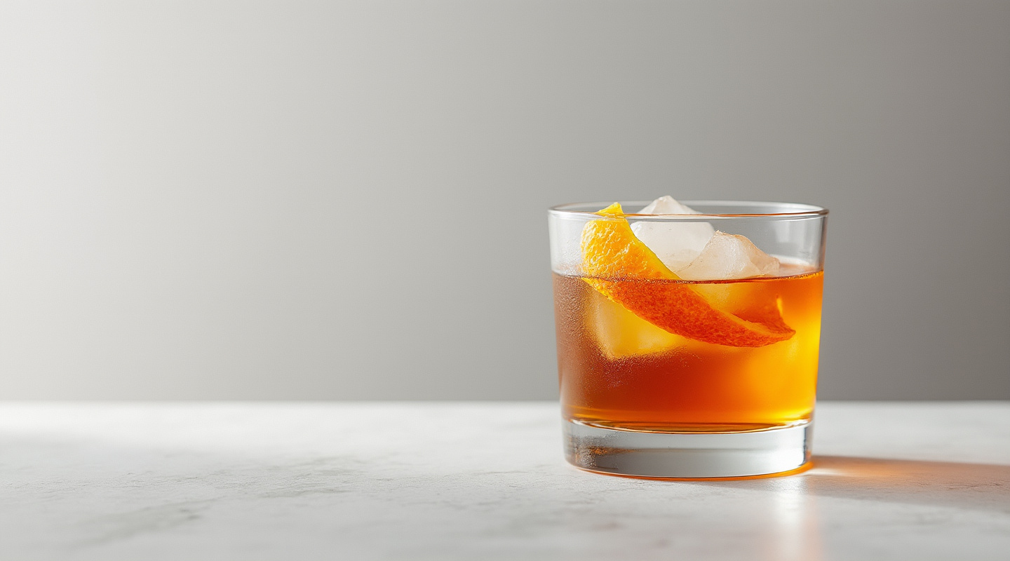 Highland Drum Cocktail in a Coupe Glass