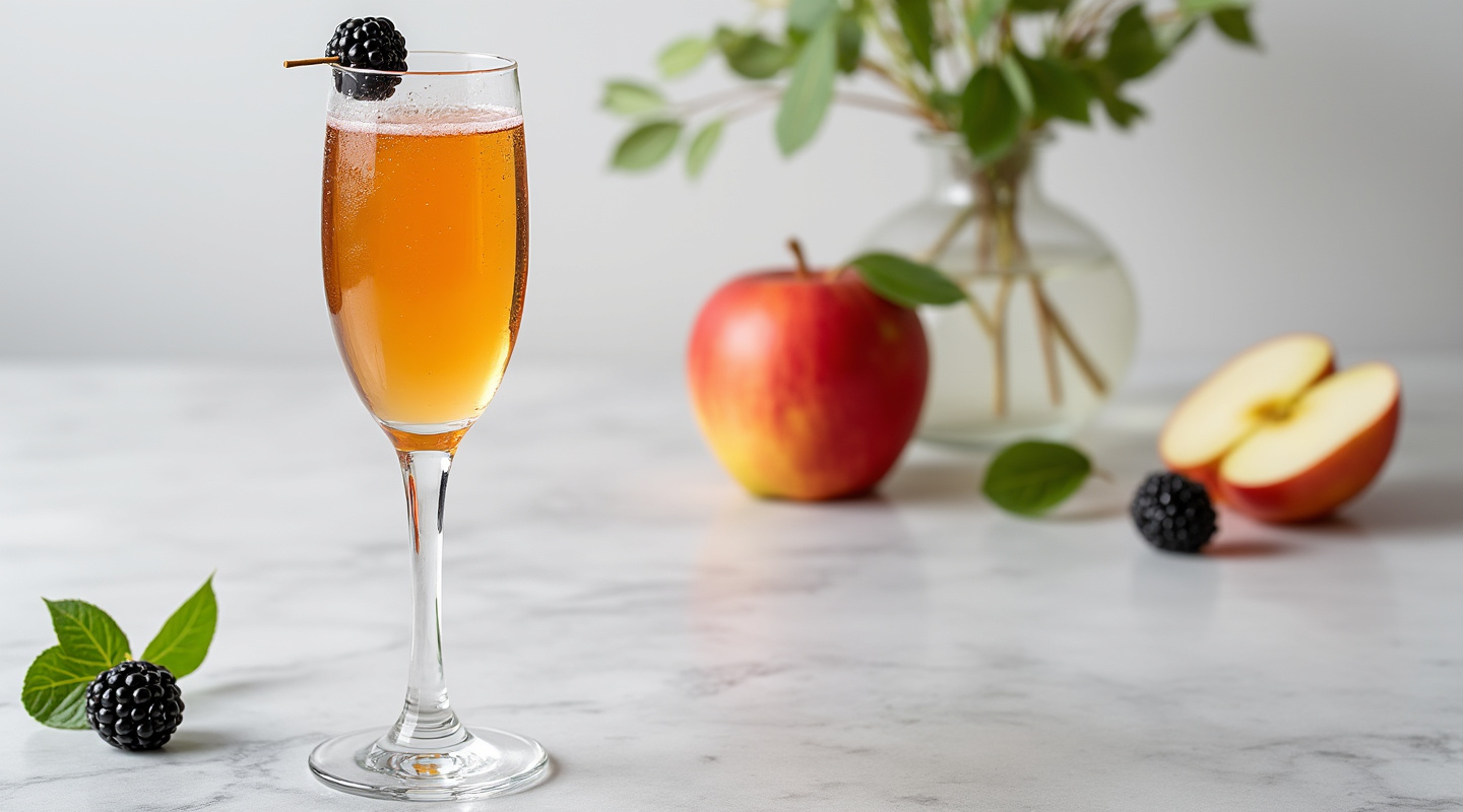 Apple Black Royal Cocktail