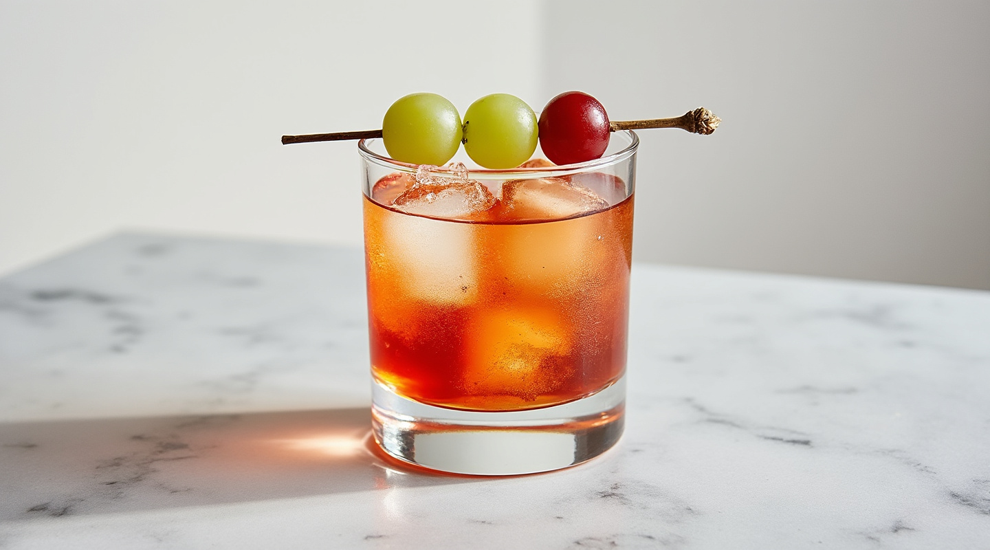 Orancio Negroni cocktail