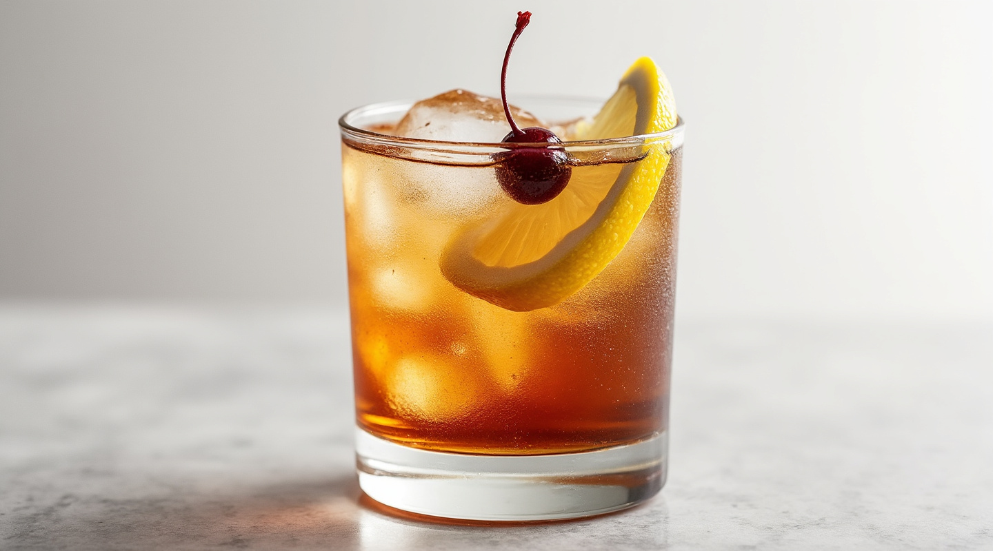 Coffee Collins cocktail