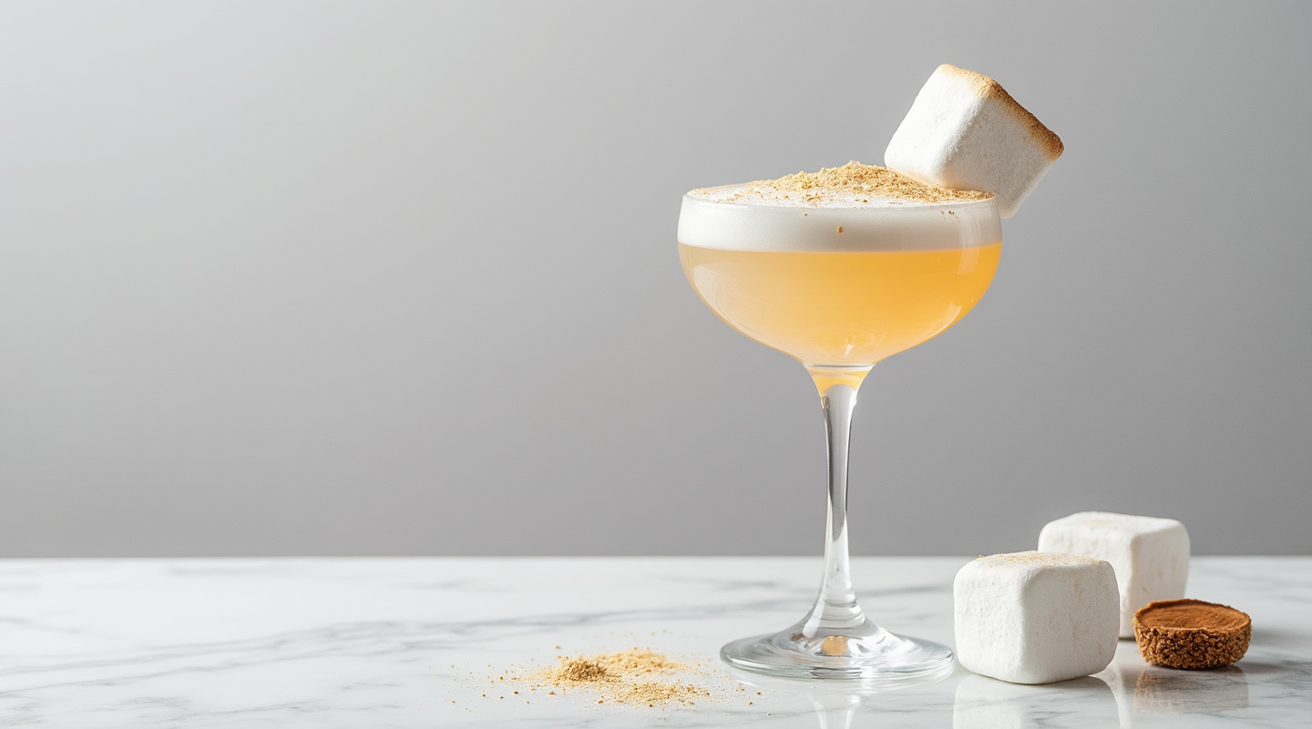 Marshmallow 'Martini' cocktail