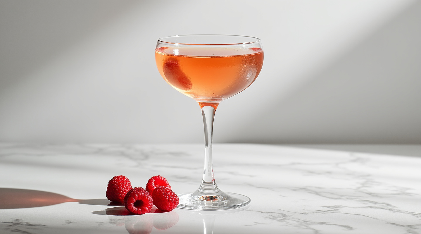 A Marquee cocktail served in a chilled Coupe glass