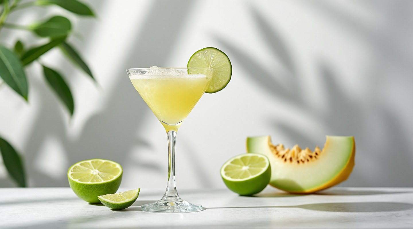 Melon Daiquiri #1 in a Martini glass