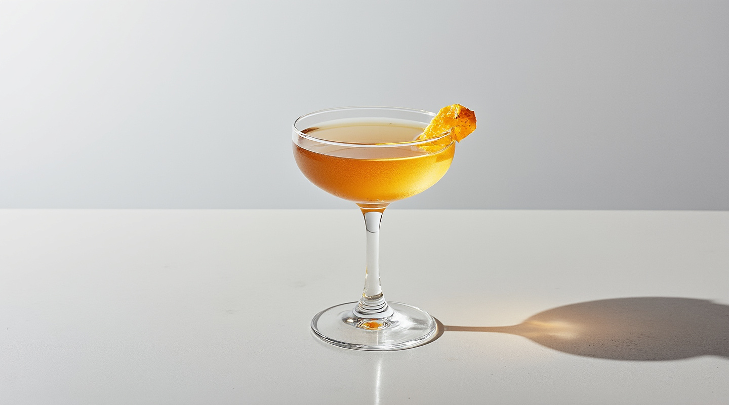 Met Manhattan Cocktail in a chilled coupe glass