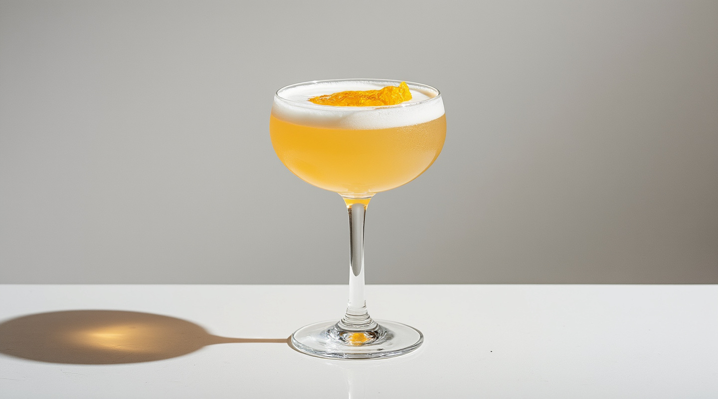 Olympic cocktail in a coupe glass