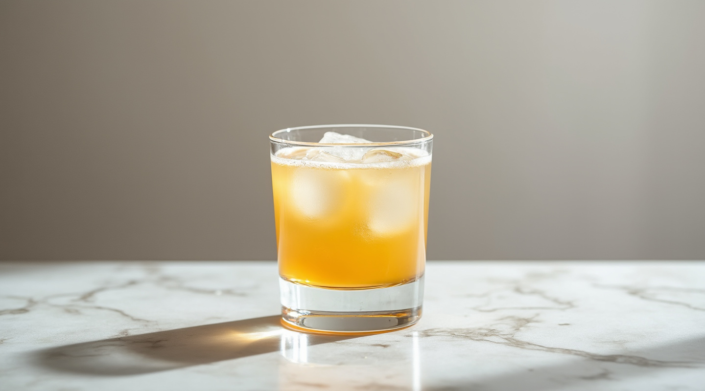 Banshee cocktail in a shot glass