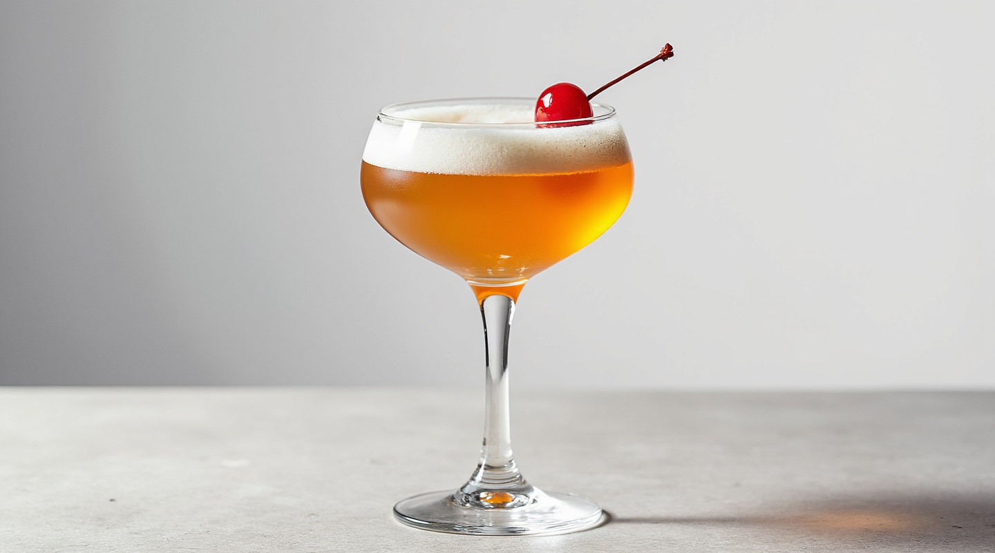 Roc-A-Coe Cocktail in a Coupe Glass