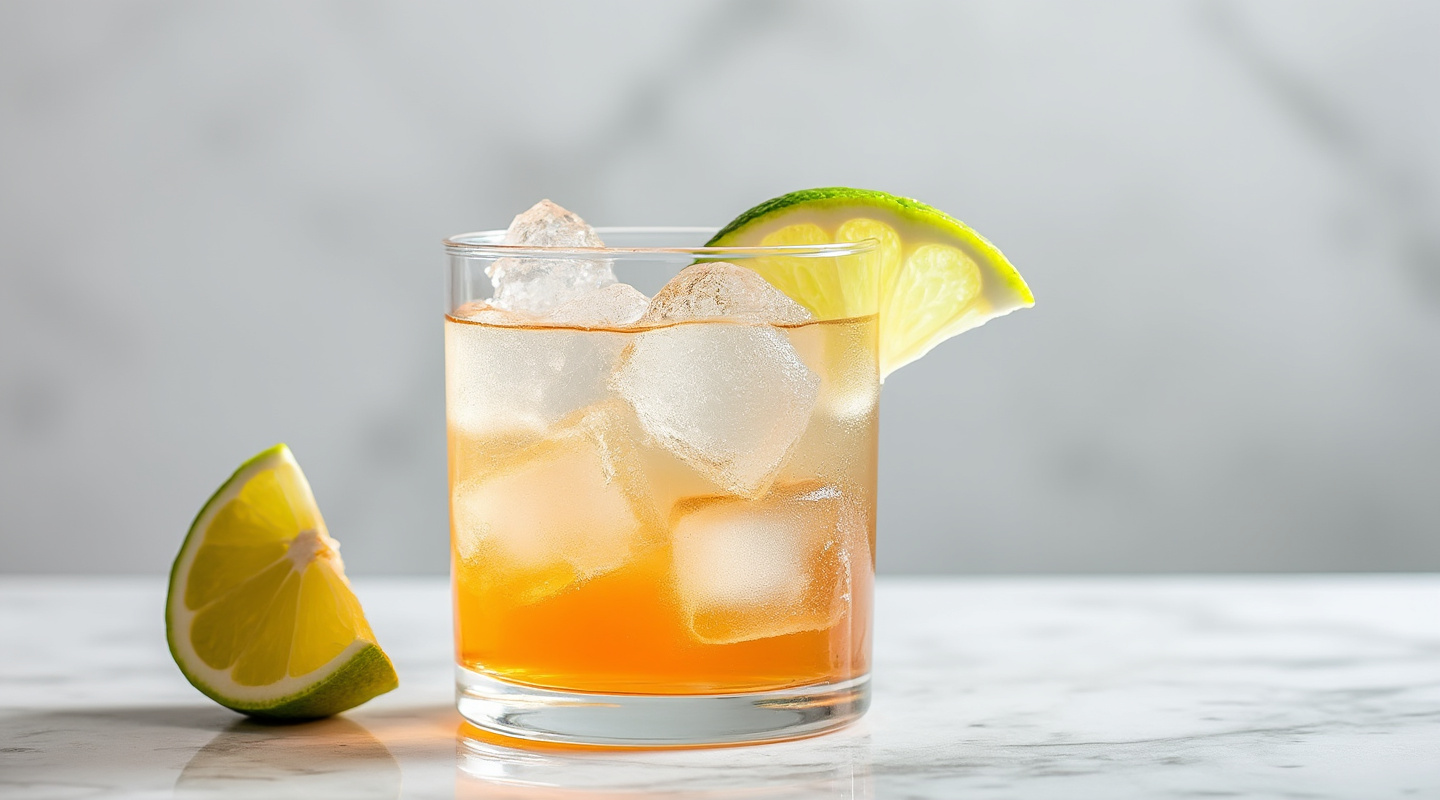 Rumba cocktail in a Double Old-Fashioned glass