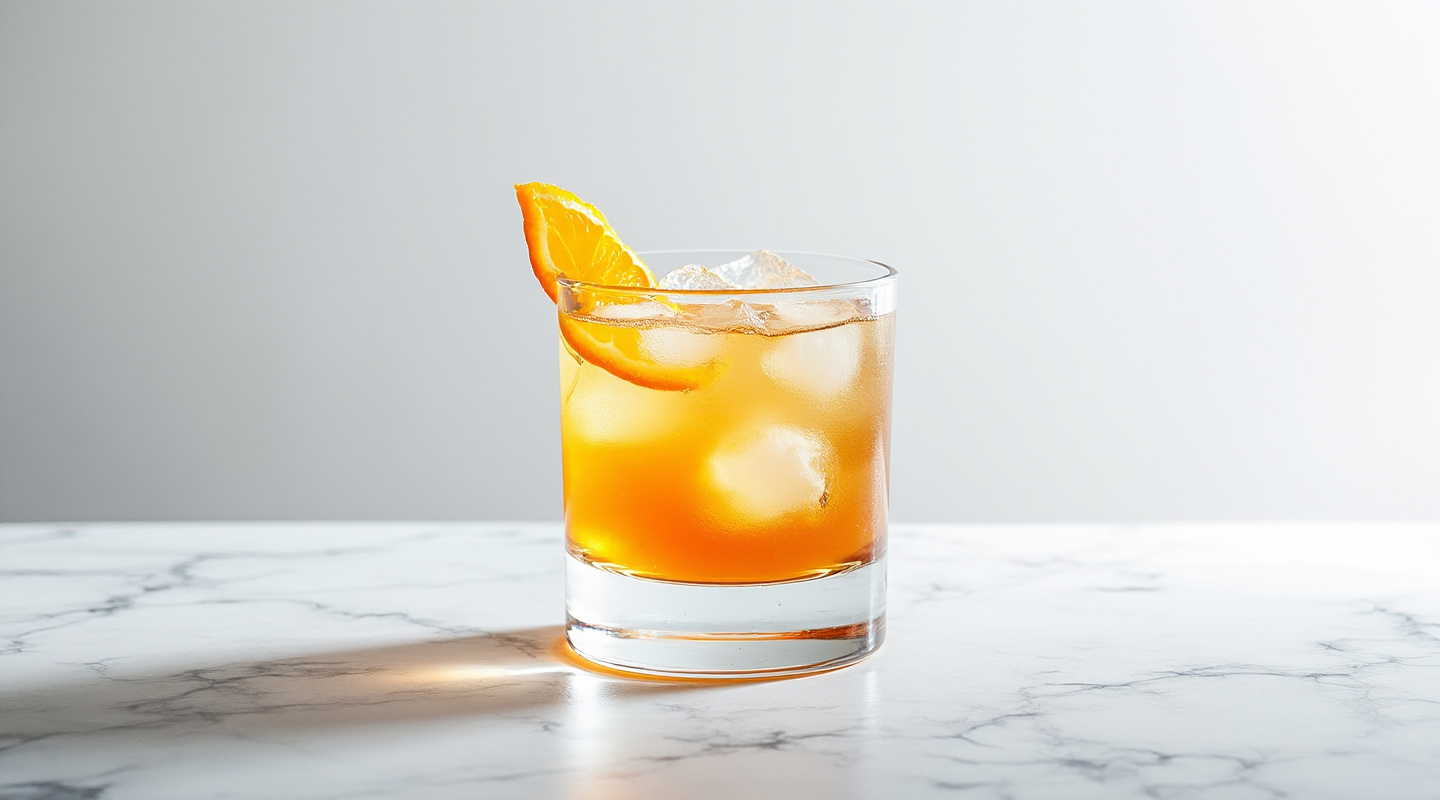 Rum Sour Cocktail
