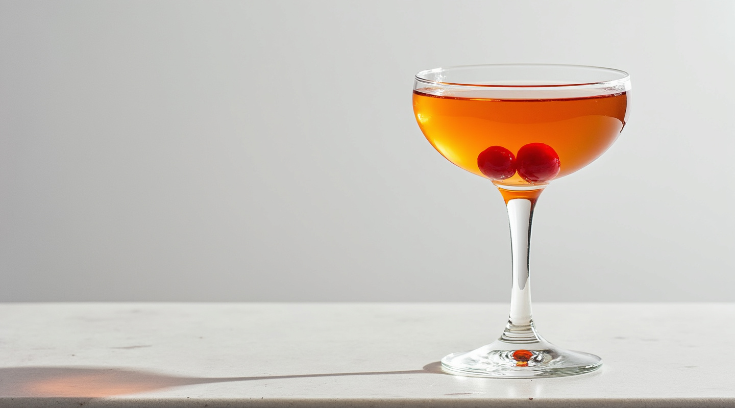 Perfect Blood & Sand cocktail served in a chilled coupe glass