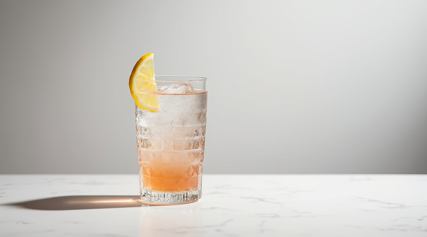 Sloe Gin Fizz Cocktail
