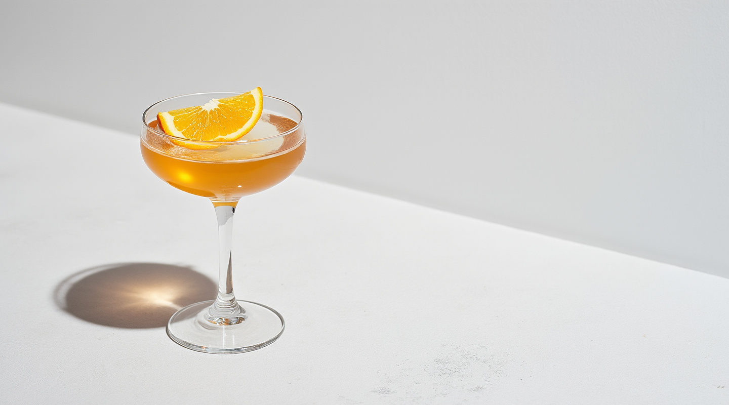 Sidekick cocktail served in a coupe glass