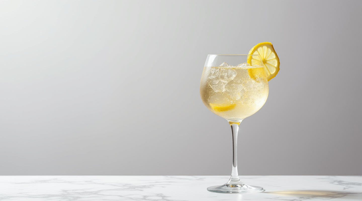 Spritzer in a goblet