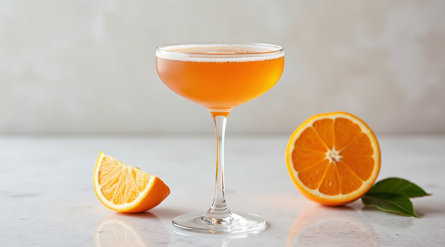 Summertime Cocktail in a Martini glass