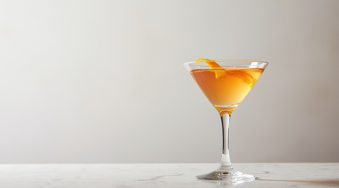 Sumo In A Sidecar served in a chilled martini glass