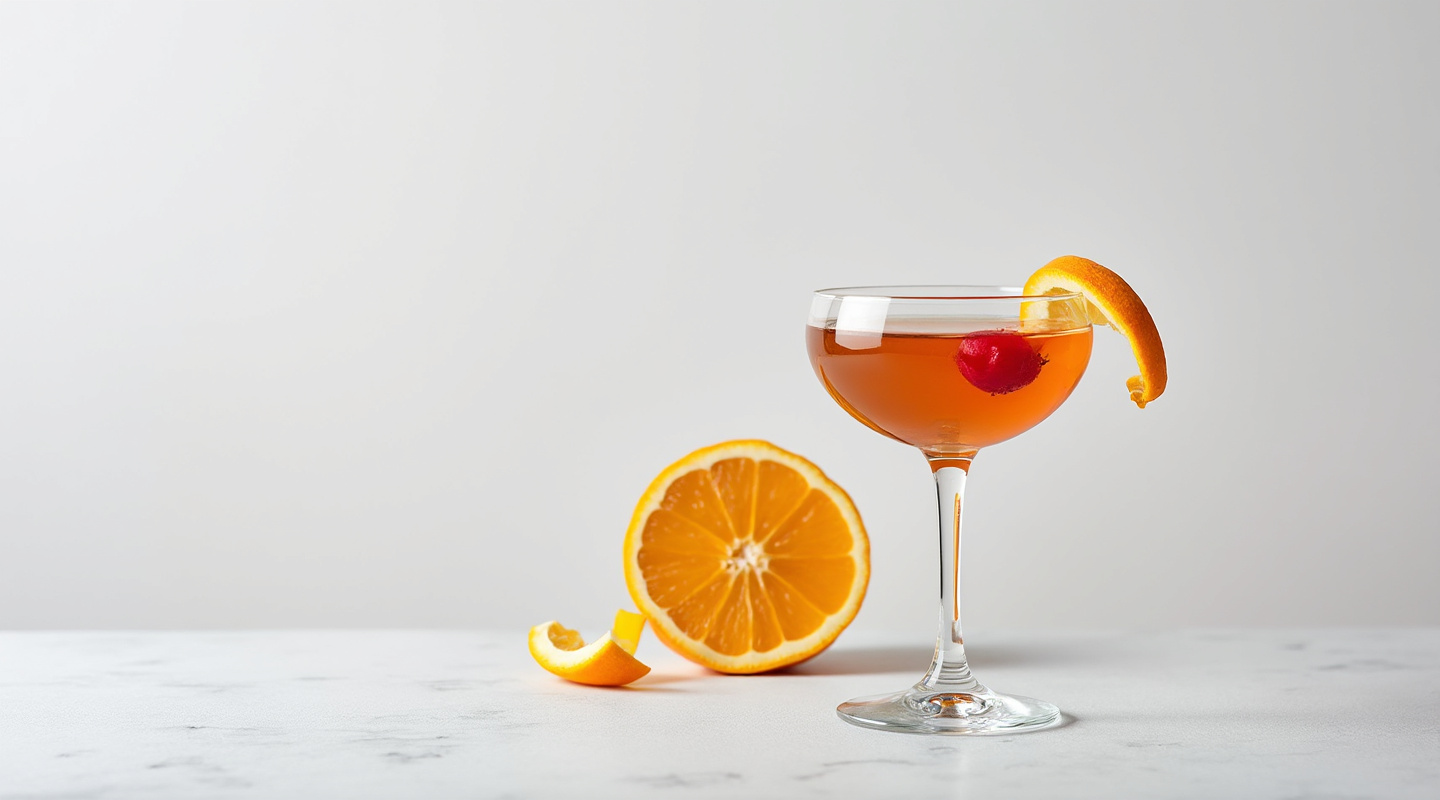 Saratoga Cocktail in a chilled glass