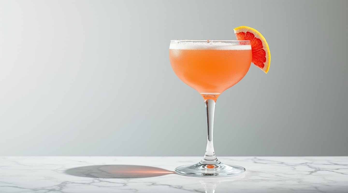 Smoky mezcal cocktails poured over ice with citrus and herbs