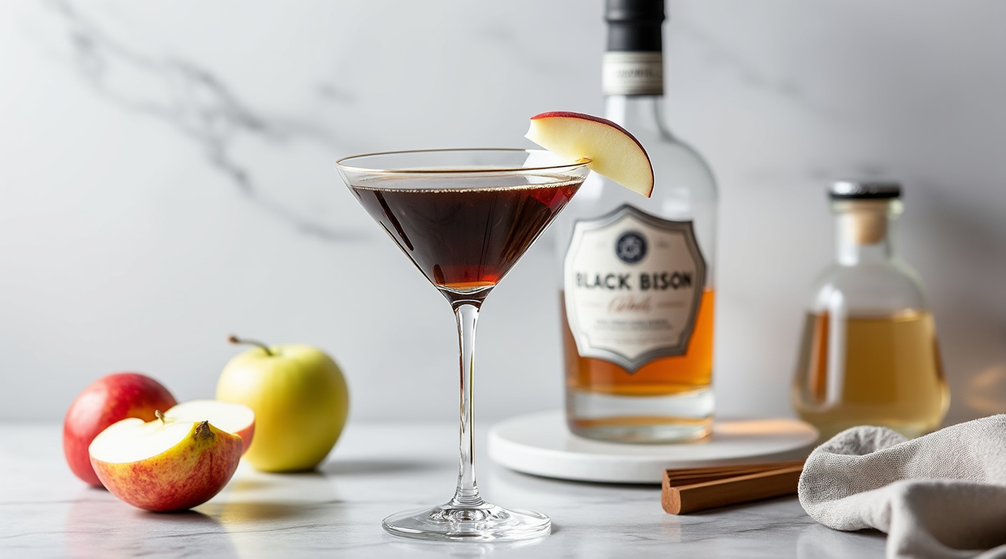 Black Bison Martini Cocktail