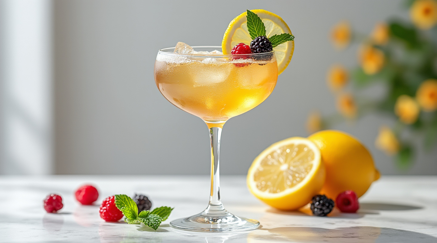 Brandy Daisy Cocktail