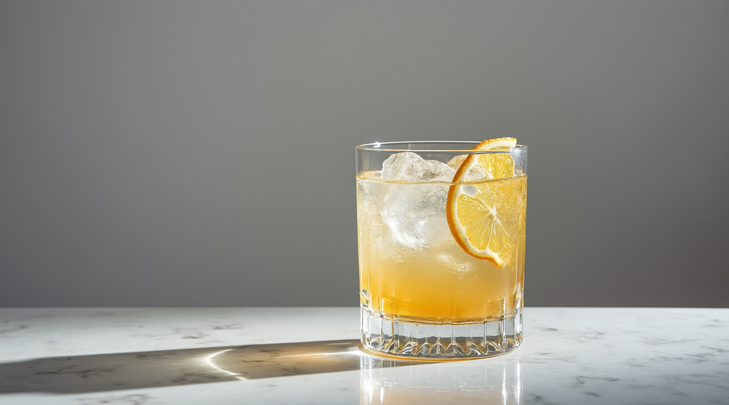 Caipi cocktail in an Old-fashioned glass