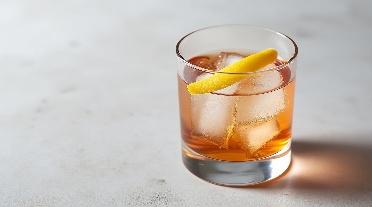 Dubonnet Cocktail No. 2 in an Old-fashioned glass