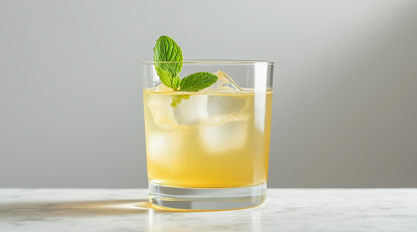 Mosquito cocktail in glass