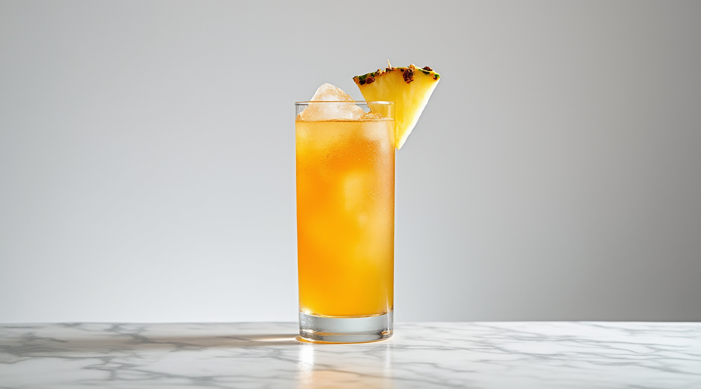 Pyramid Punch cocktail in a glass