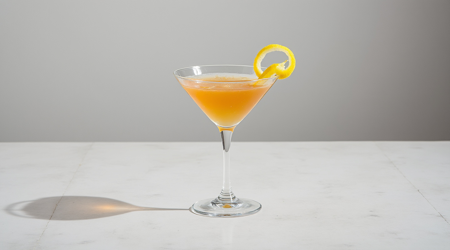 The Quingenti Cocktail in a Martini Glass