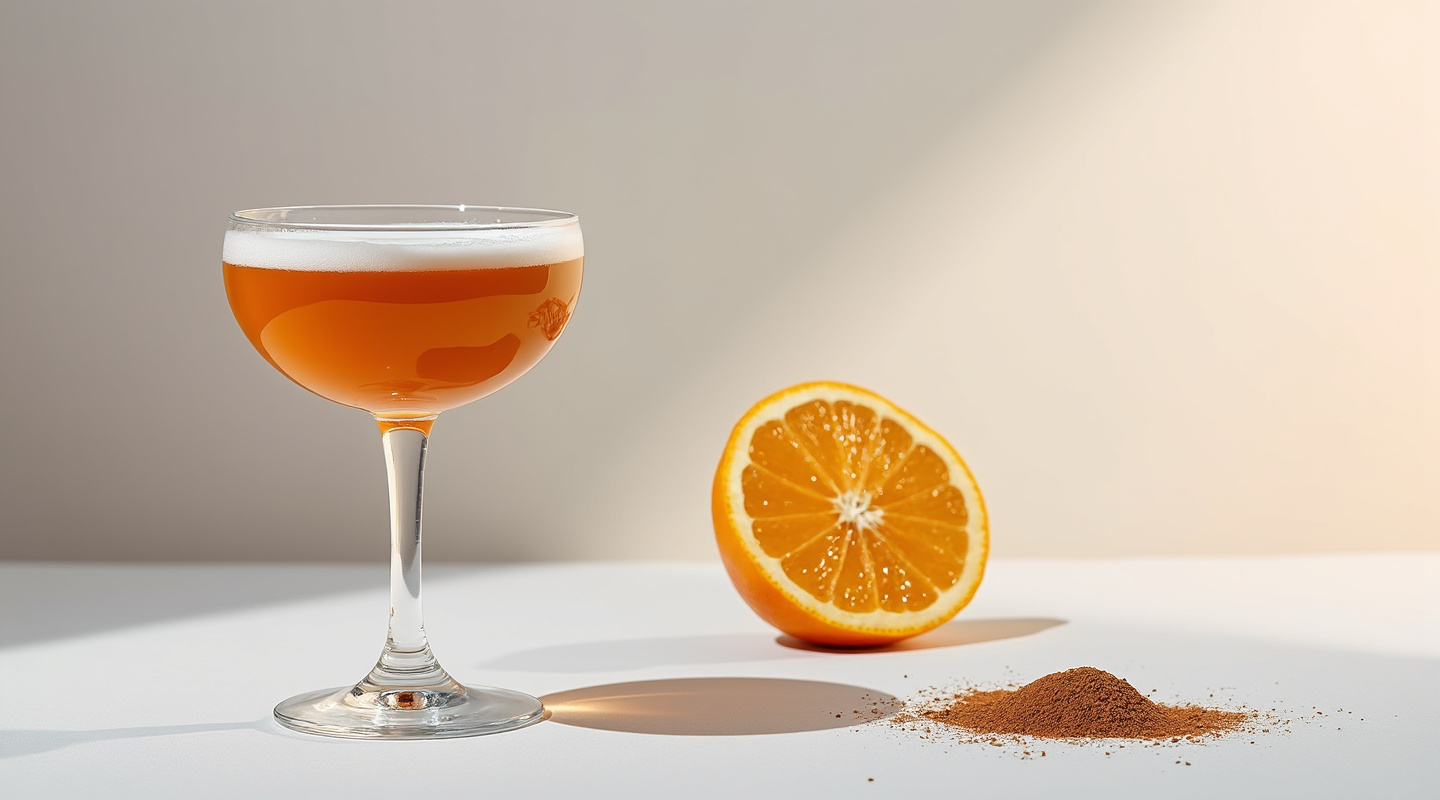 Jack Maples cocktail in a coupe glass