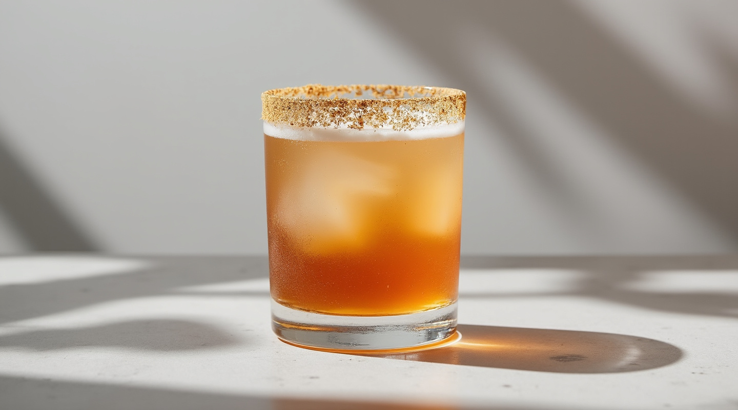 Katrina Cocktail with nutmeg garnish