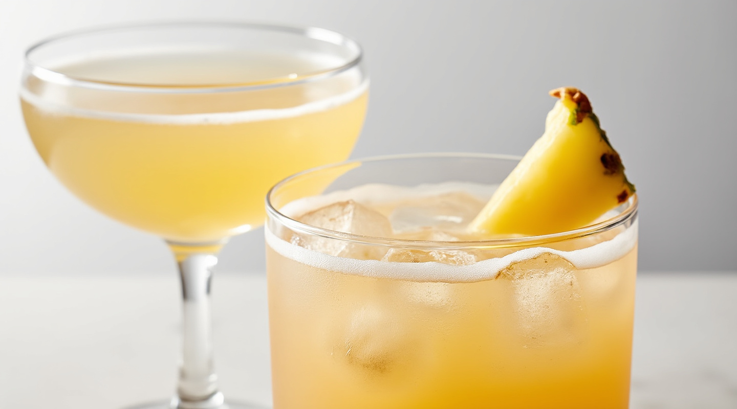 The Hac cocktail served in a coupe glass
