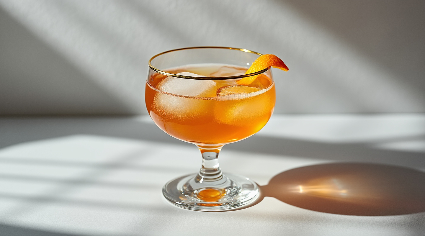 Velvet Threesome cocktail served in a Coupe glass