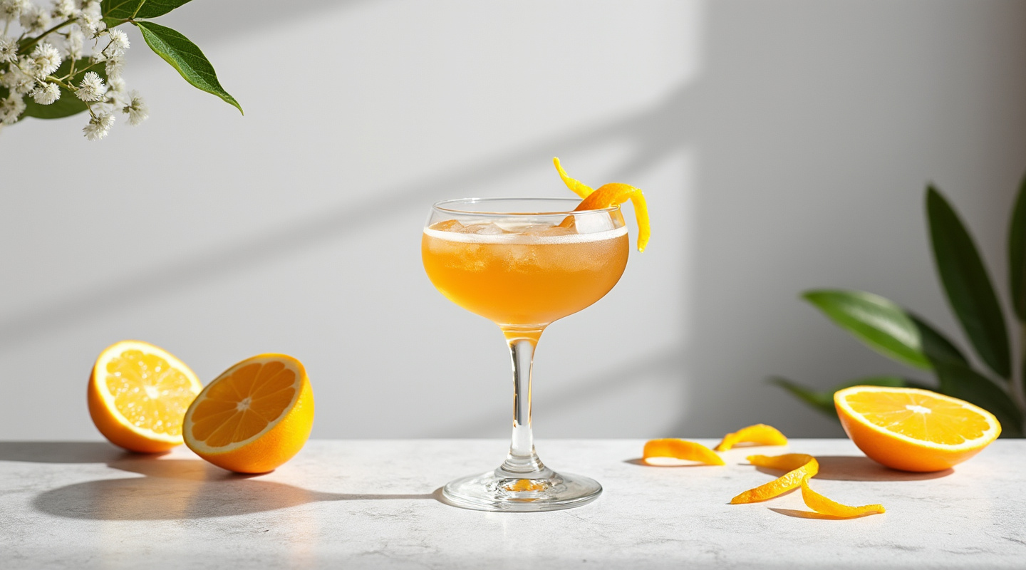 Bombay No. 2 cocktail in a coupe glass